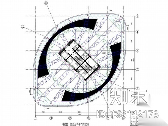 44层商务区cad施工图下载【ID:168142173】