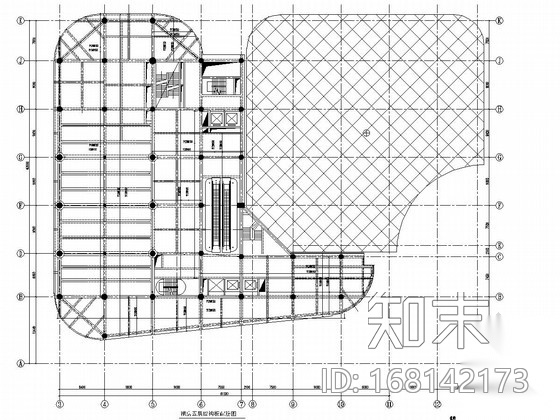 44层商务区cad施工图下载【ID:168142173】