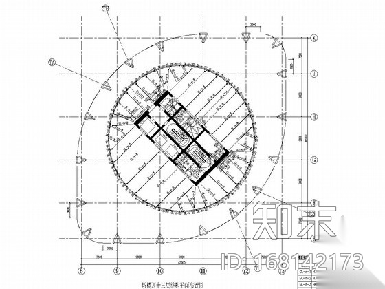 44层商务区cad施工图下载【ID:168142173】