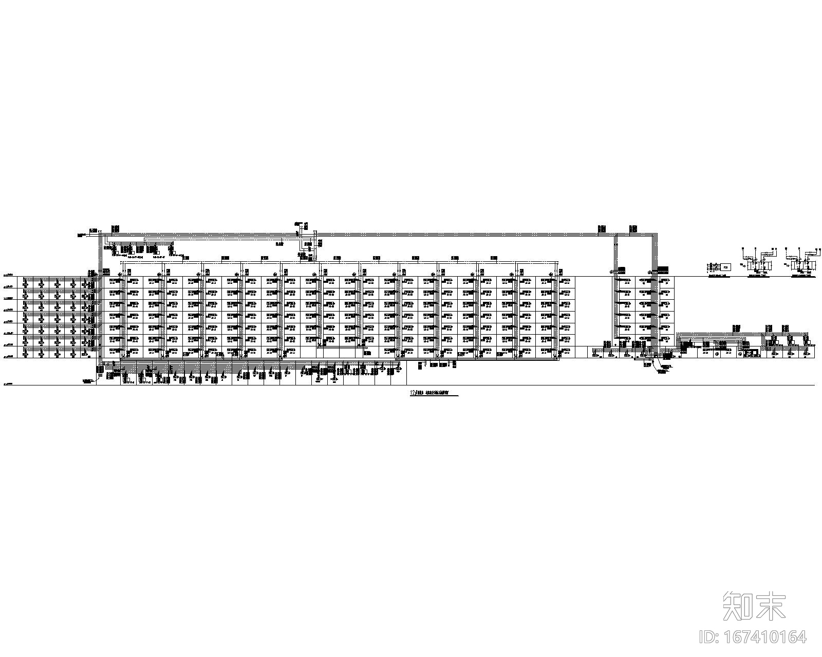 八层公寓式酒店风冷热泵空调系统设计施工图施工图下载【ID:167410164】