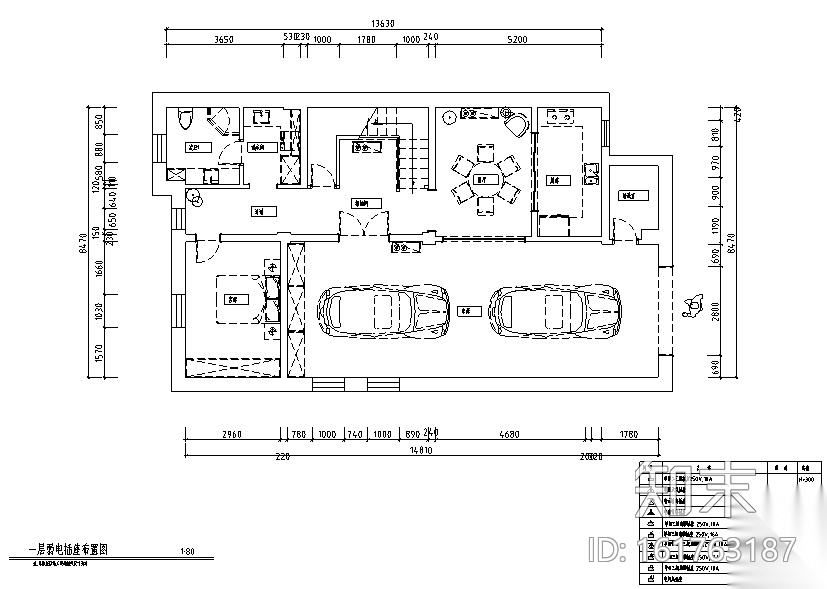 [黑龙江]新装饰主义风格400平米住宅设计施工图（附效果...cad施工图下载【ID:161763187】