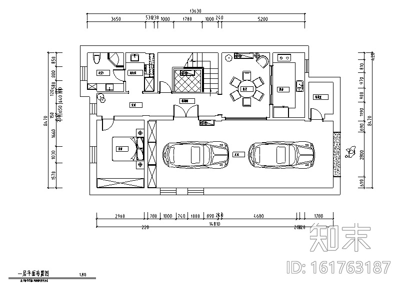 [黑龙江]新装饰主义风格400平米住宅设计施工图（附效果...cad施工图下载【ID:161763187】