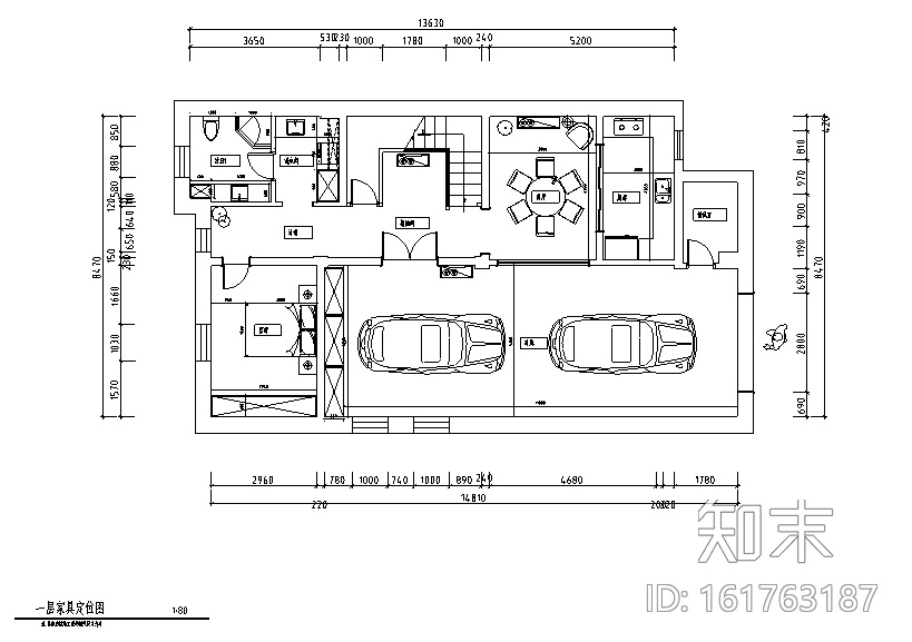 [黑龙江]新装饰主义风格400平米住宅设计施工图（附效果...cad施工图下载【ID:161763187】