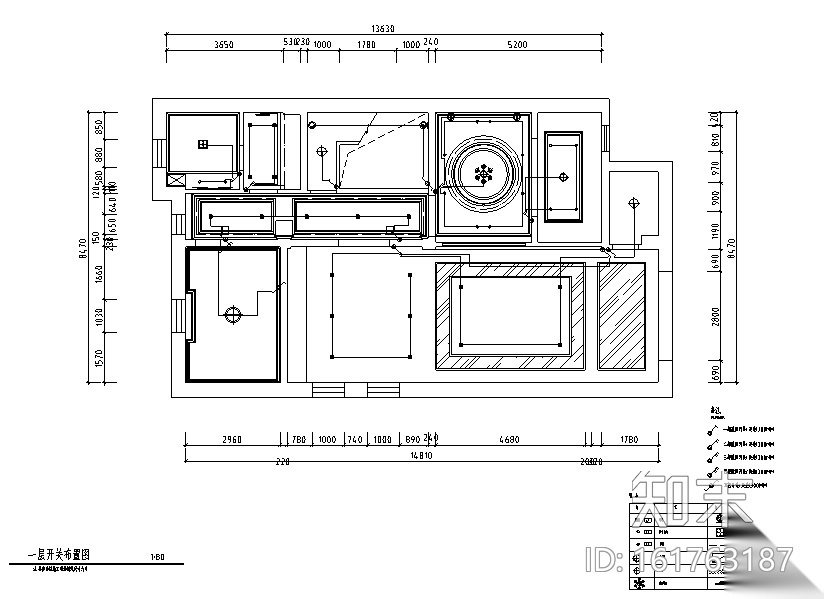 [黑龙江]新装饰主义风格400平米住宅设计施工图（附效果...cad施工图下载【ID:161763187】