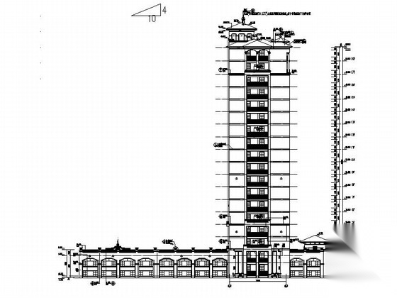 [福建]高层简欧风格住宅区规划设计施工图（200余张图...cad施工图下载【ID:166824182】