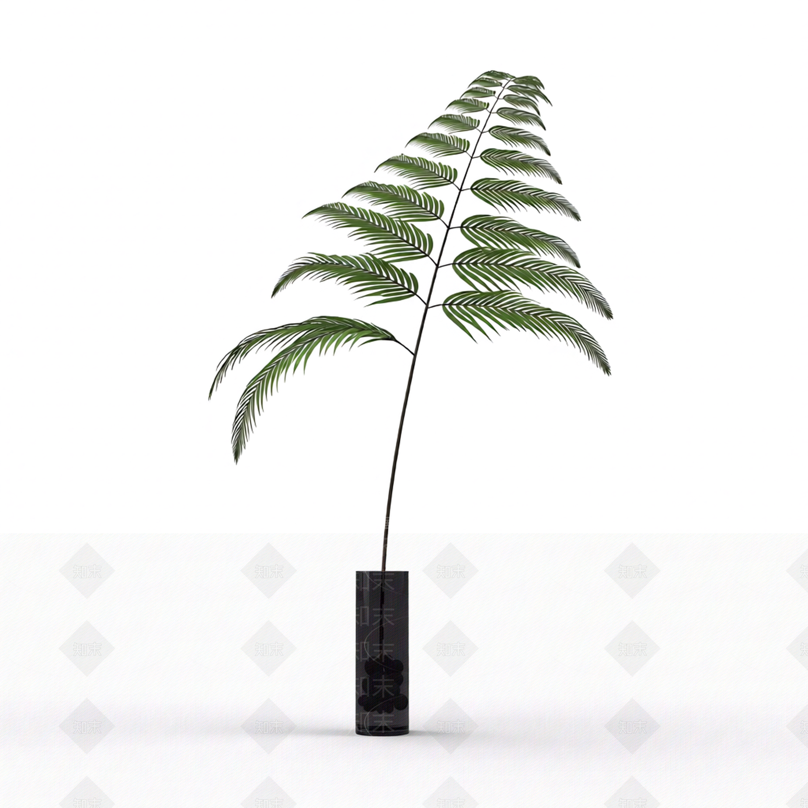 带盆绿植盆栽3D模型下载【ID:1206191338】