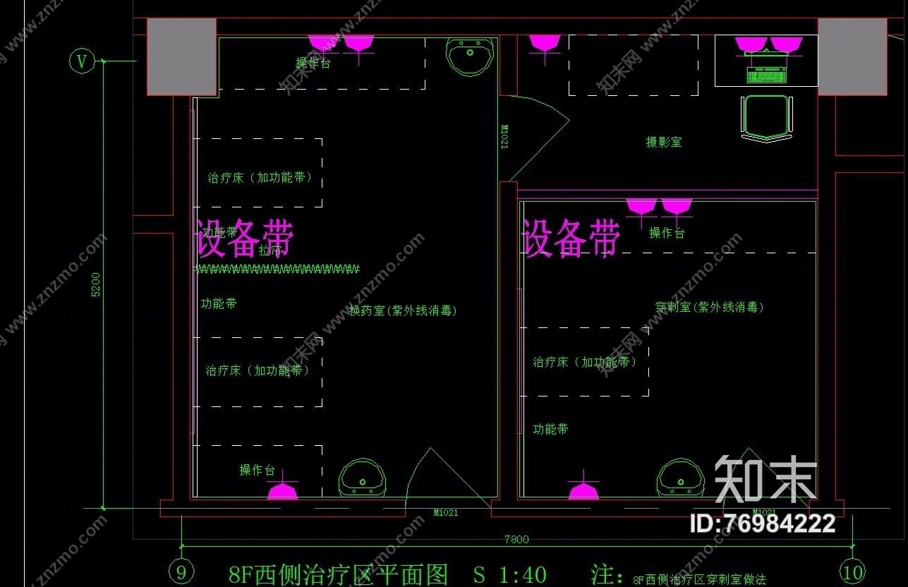 河西儿童医院图纸（CAD施工图纸）cad施工图下载【ID:76984222】