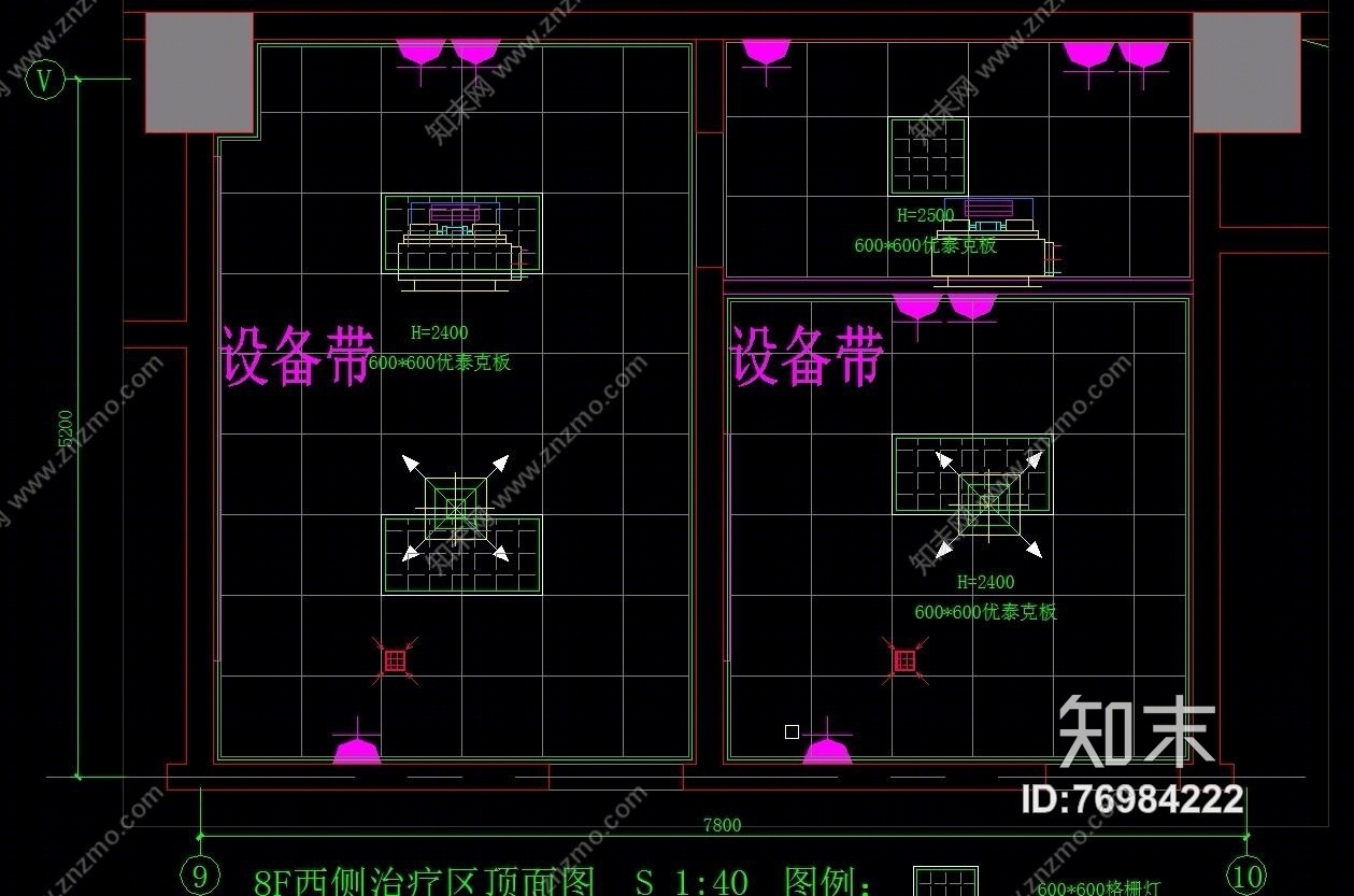 河西儿童医院图纸（CAD施工图纸）cad施工图下载【ID:76984222】