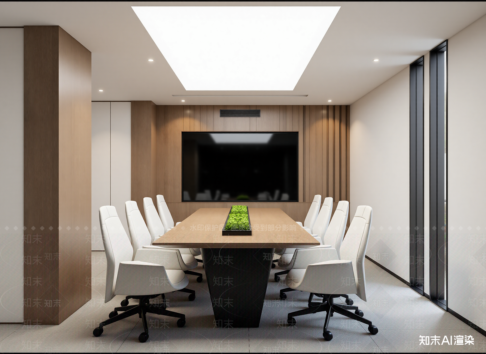 现代会议室3D模型下载【ID:1214724017】