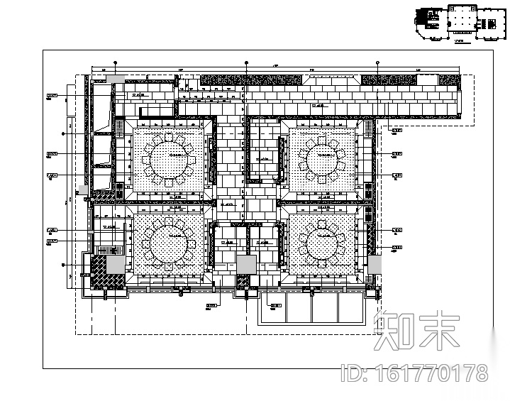 [四川]维尔酒店设计施工图（附效果图+物料表）cad施工图下载【ID:161770178】