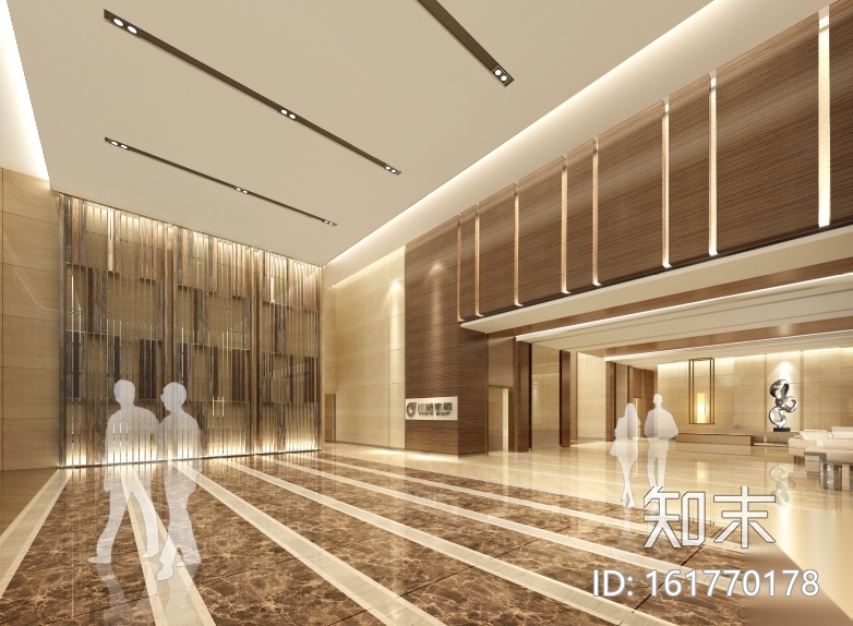 [四川]维尔酒店设计施工图（附效果图+物料表）cad施工图下载【ID:161770178】