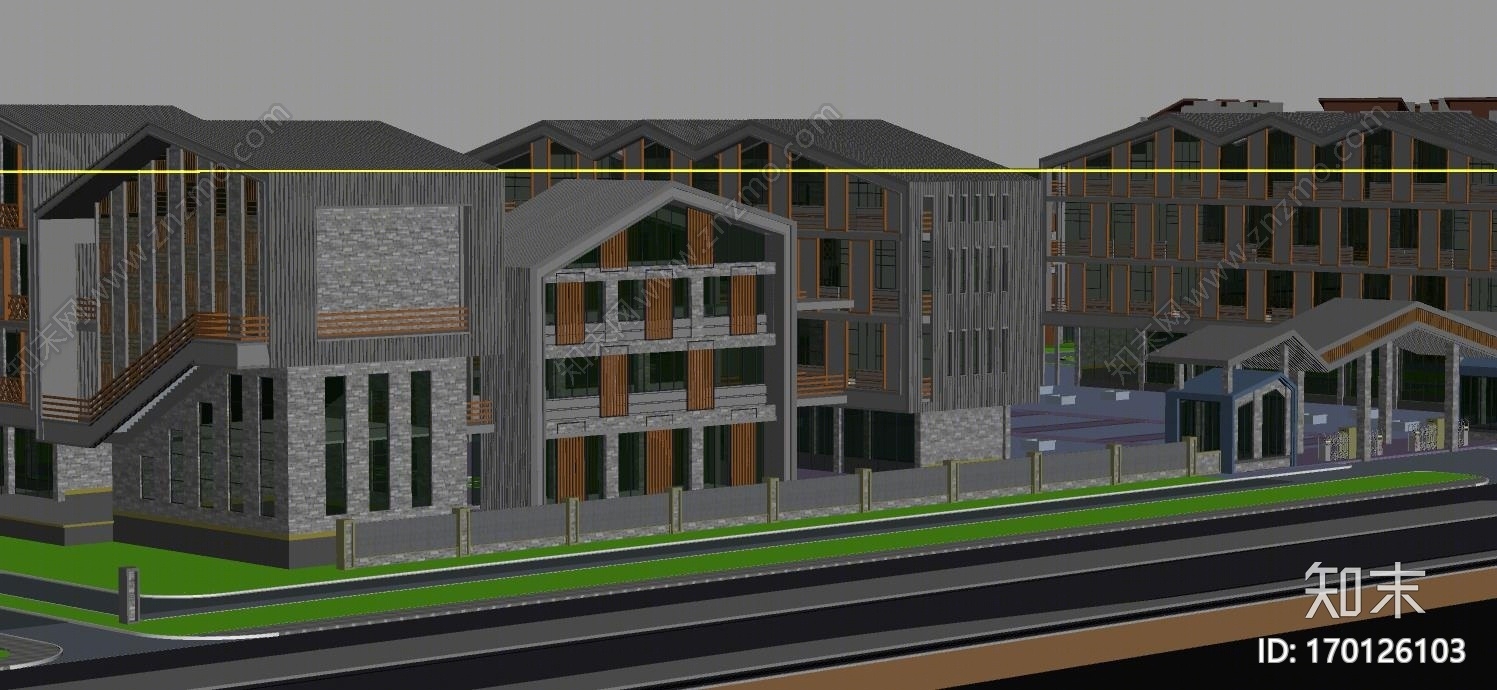 清晨湿地公园3D模型下载【ID:170126103】