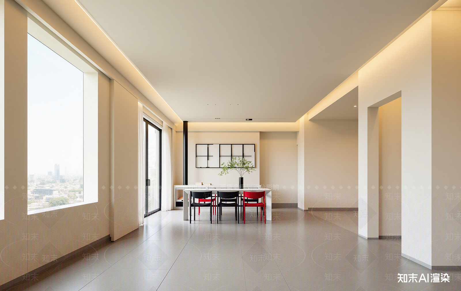 极简家居餐厅3D模型下载【ID:1221712941】