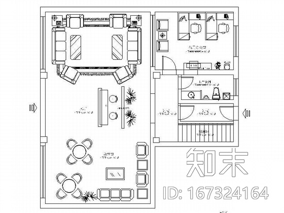 [浙江]某设计工作室装修图纸cad施工图下载【ID:167324164】
