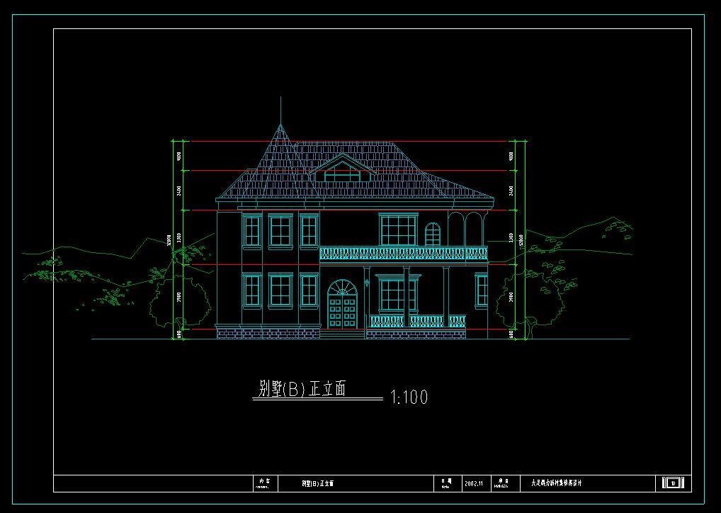 大足群力新村别墅建筑设计方案cad施工图下载【ID:149870166】