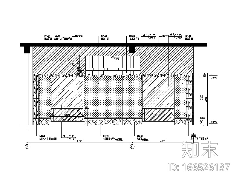 [陕西]园林式酒店餐厅设计CAD施工图cad施工图下载【ID:166526137】