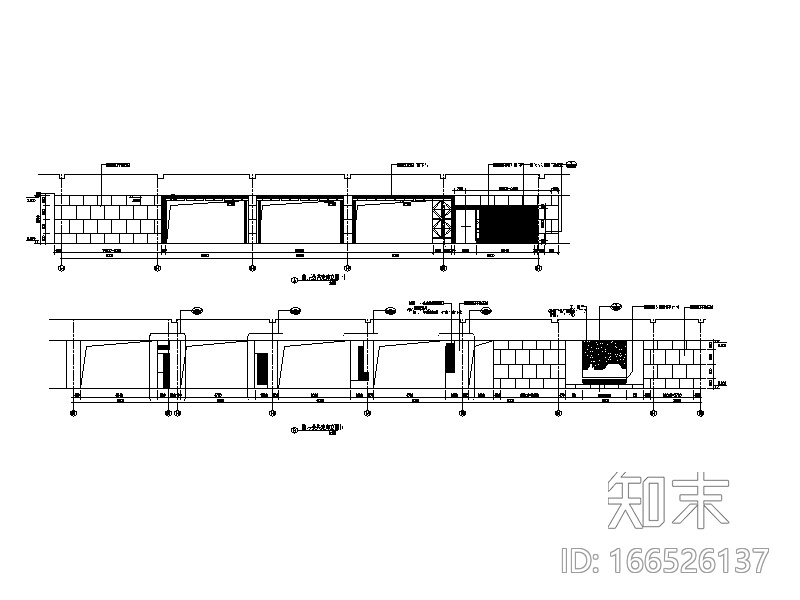 [陕西]园林式酒店餐厅设计CAD施工图cad施工图下载【ID:166526137】