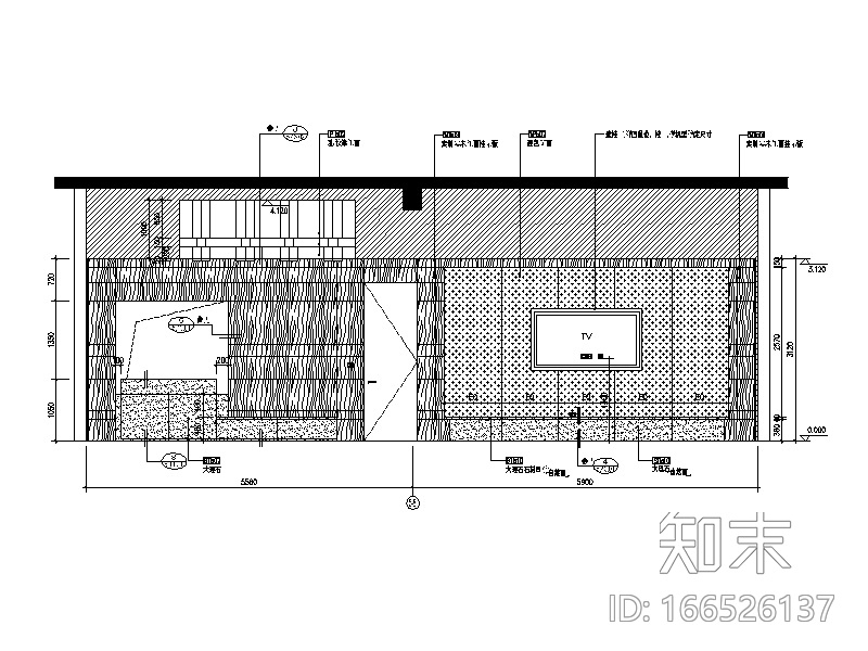 [陕西]园林式酒店餐厅设计CAD施工图cad施工图下载【ID:166526137】