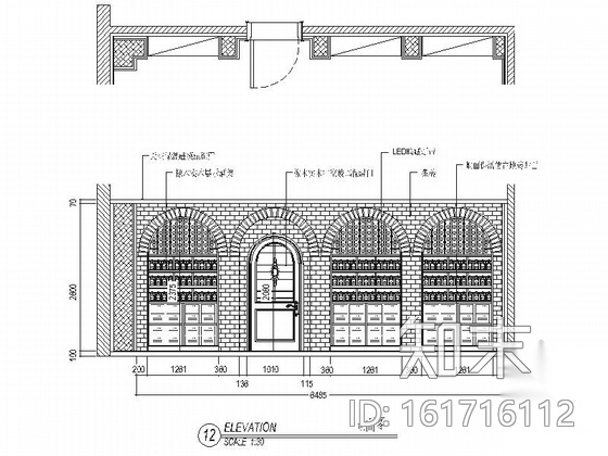 [上海]知名企业现代风格酒窖室内装修施工图（含效果）cad施工图下载【ID:161716112】