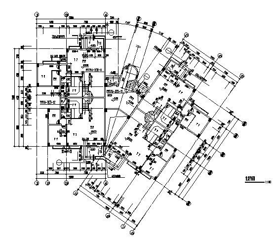 某六层复式公寓建筑建筑方案图cad施工图下载【ID:149848115】