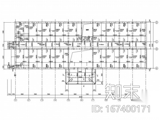 单层砌体结构办公楼结构施工图施工图下载【ID:167400171】