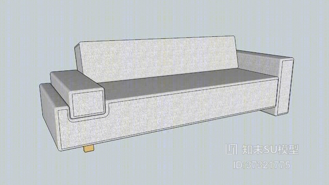 颠倒的沙发-SU模型下载【ID:37321775】