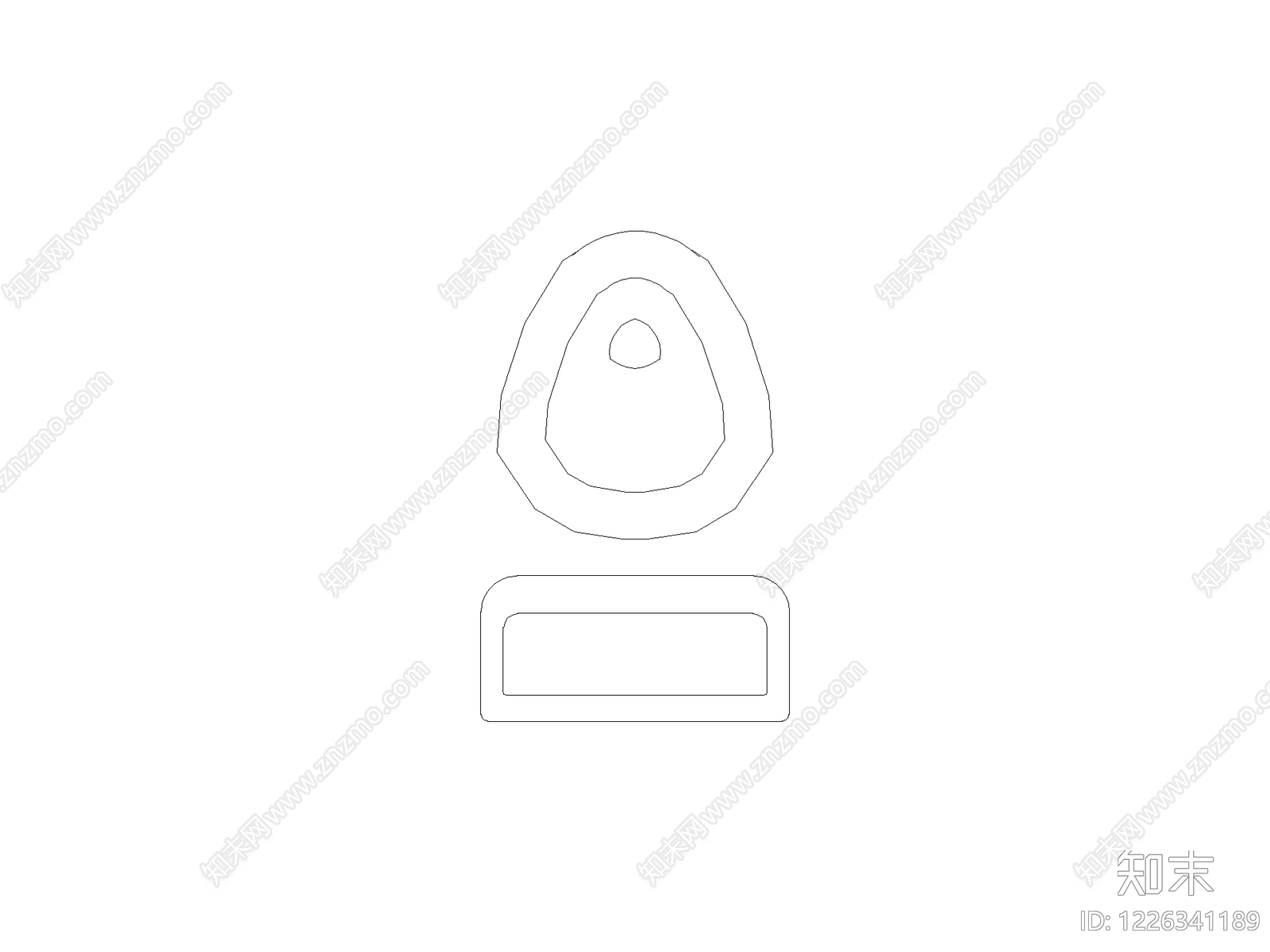 现代开关插座CAD图纸