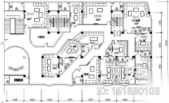某KTV装修图cad施工图下载【ID:161830103】