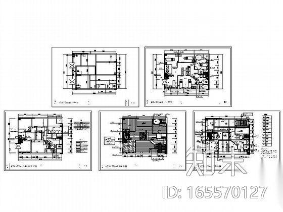 小型美容SPA馆平面设计方案cad施工图下载【ID:165570127】