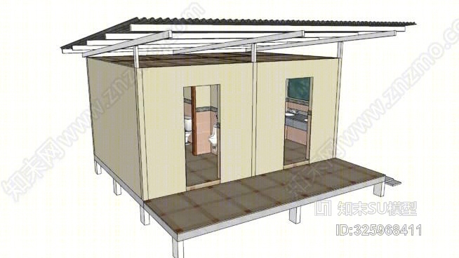 厕所电炉SU模型下载【ID:325968411】