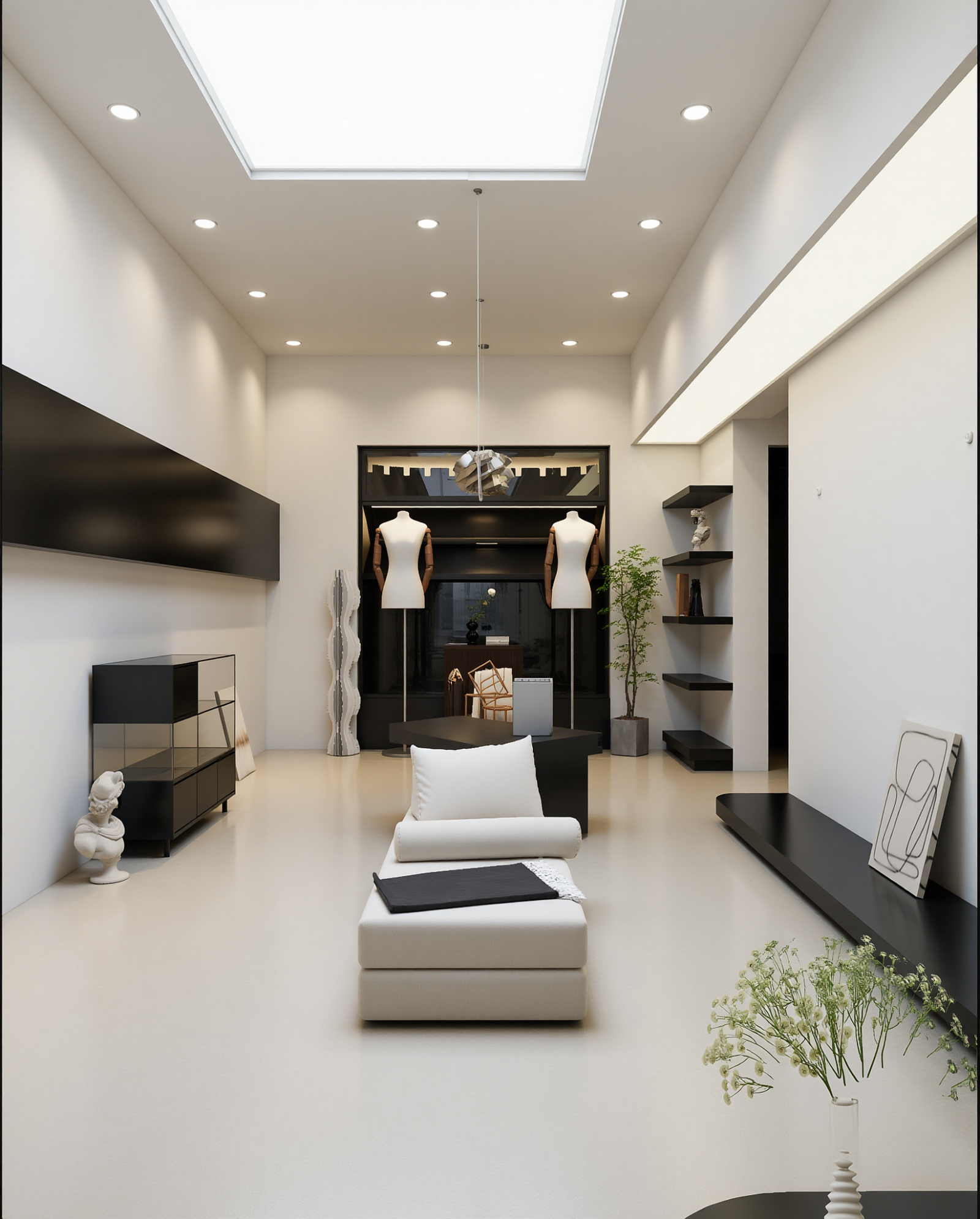 法式服装展厅3D模型下载【ID:1214655455】