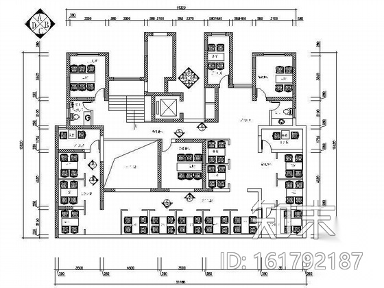 [上海]某茶楼设计装修图cad施工图下载【ID:161792187】