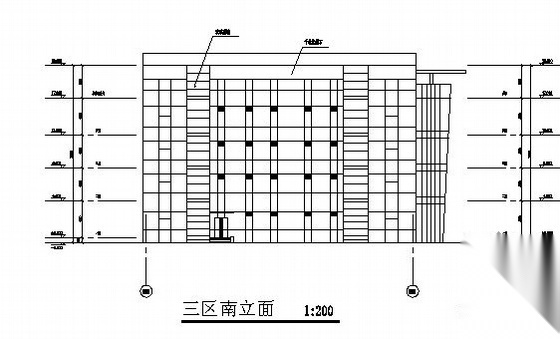 银川某广场综合性商业圈建筑扩初图cad施工图下载【ID:151509114】