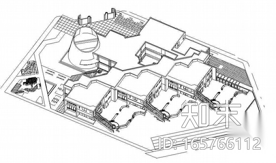 北方六班幼儿园设计课程作业cad施工图下载【ID:165766112】