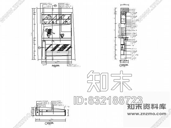 图块/节点成品定制橱柜立面详图施工图下载【ID:832188723】