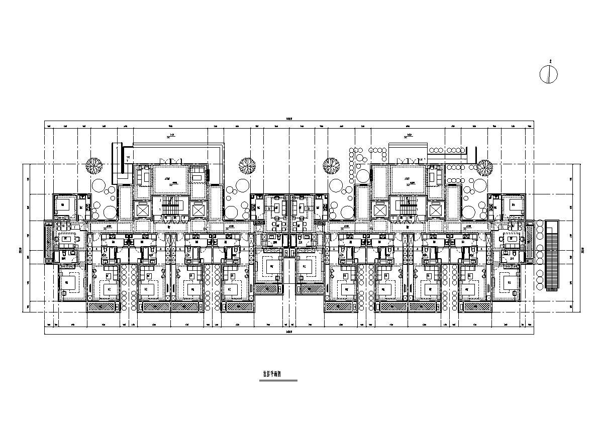 [上海]周浦欧陆风格居住区建筑施工图设计（CAD）施工图下载【ID:165419191】