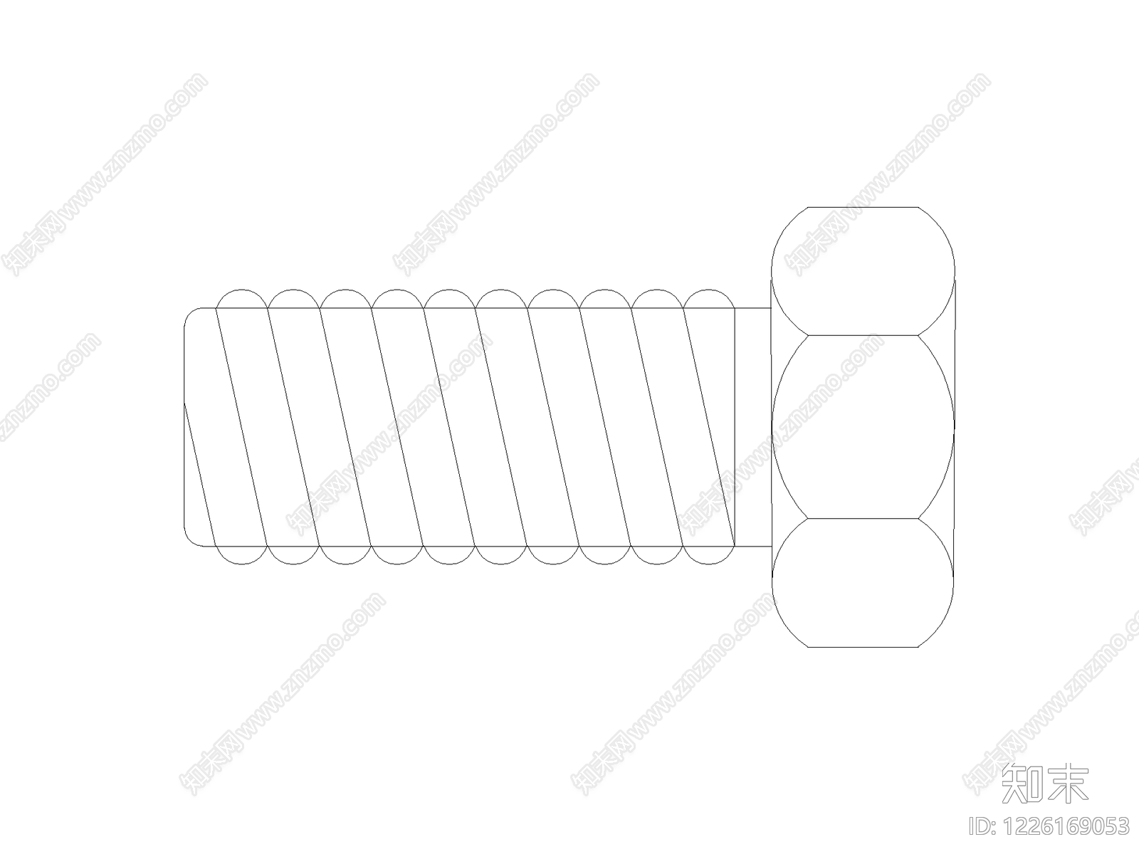现代五金管件CAD图纸