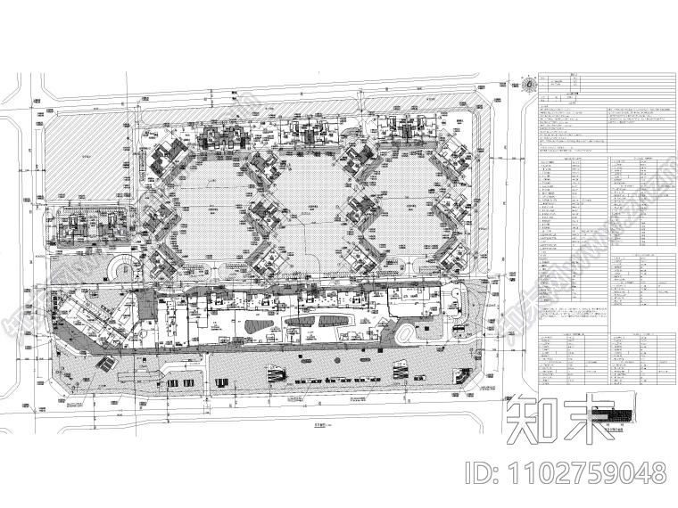 四川成都五星级度假酒店项目景观施工图cad施工图下载【ID:1102759048】