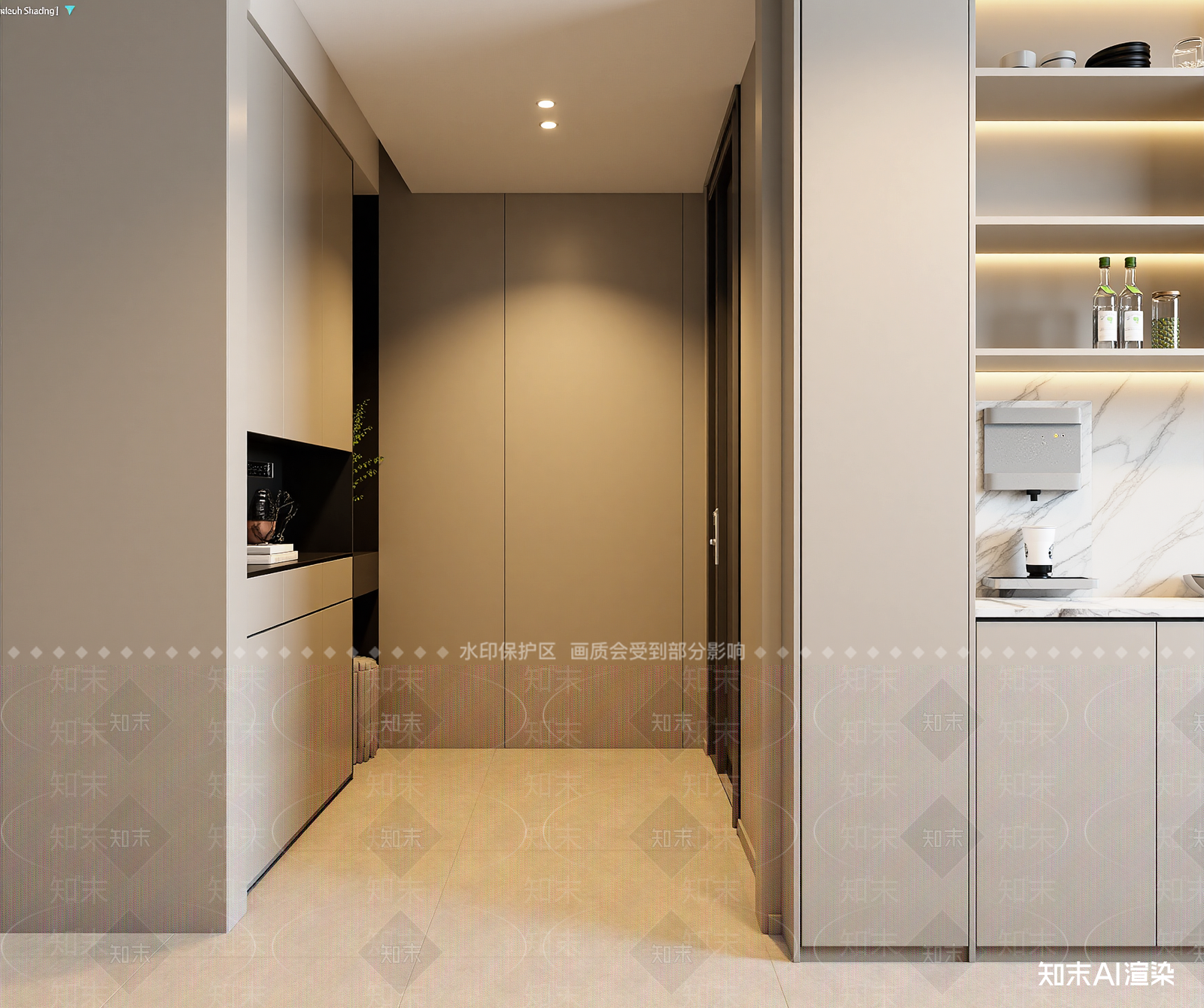 现代玄关3D模型下载【ID:1214608629】