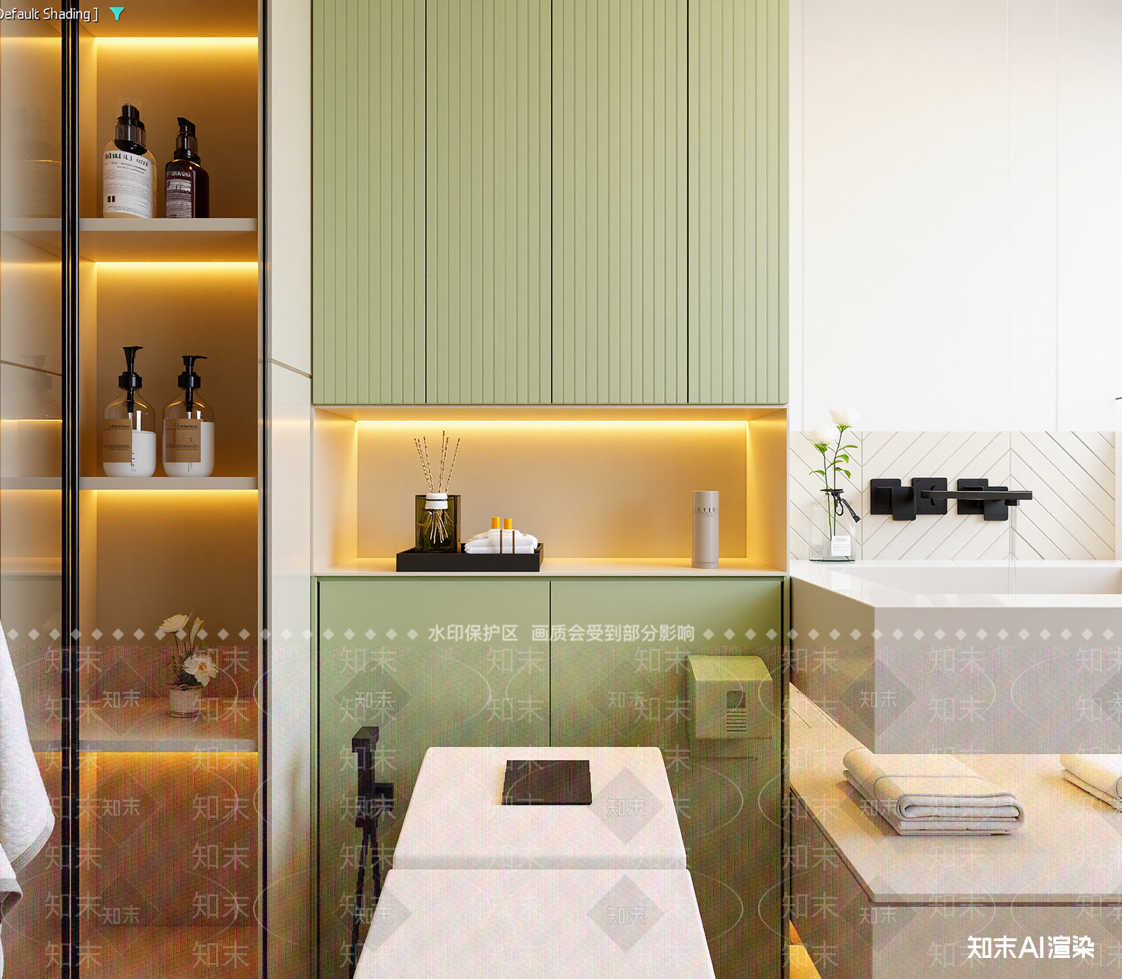 现代美容院3D模型下载【ID:1213878990】