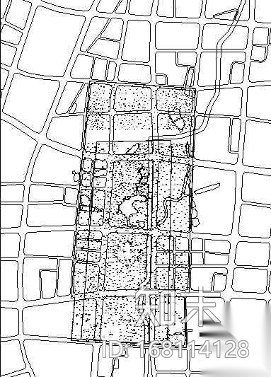 [广州市]某广场地区城市设计方案cad施工图下载【ID:168114128】