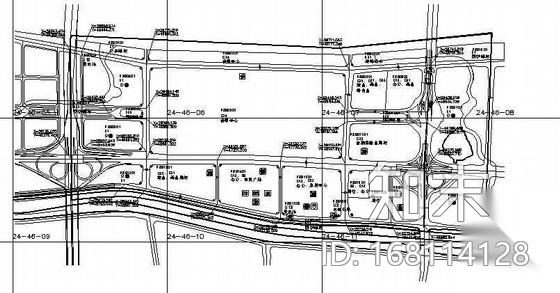 [广州市]某广场地区城市设计方案cad施工图下载【ID:168114128】