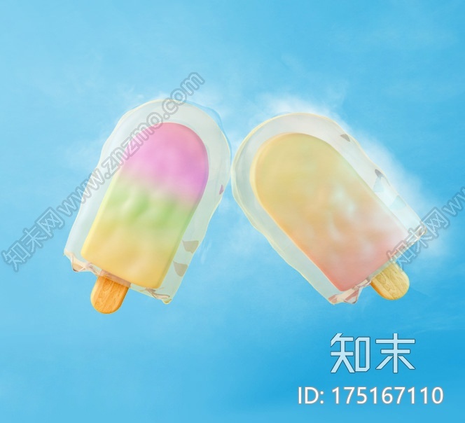 冰棒CG模型下载【ID:175167110】