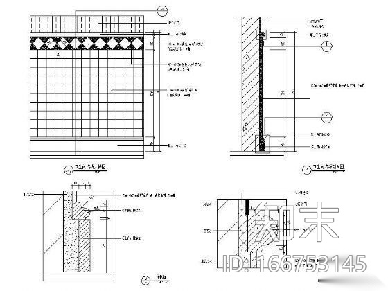 卫生间墙身详图cad施工图下载【ID:166753145】