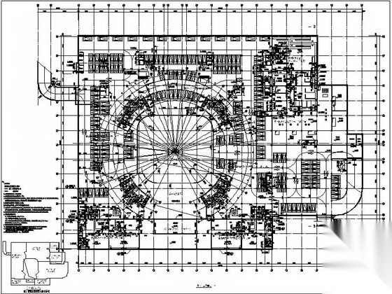 [河南]圆形高层文化演艺中心建筑设计施工图（2015年图纸...施工图下载【ID:166063118】