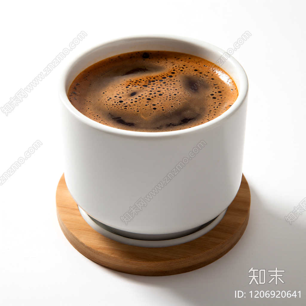 咖啡杯带托盘3D模型下载【ID:1206920641】