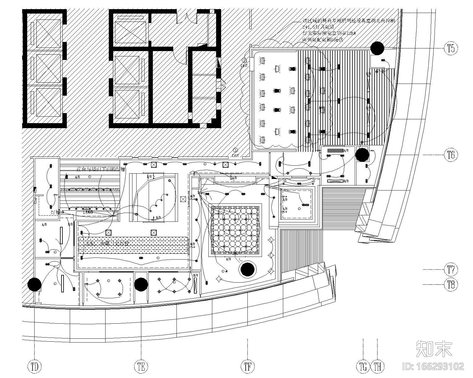 南京香港卫视办事处室内装修施工图cad施工图下载【ID:166293102】