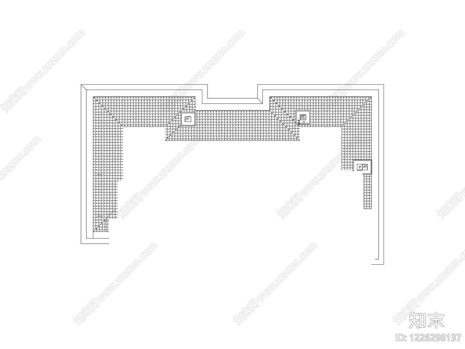 主卧衣柜cad施工图下载【ID:1226298137】