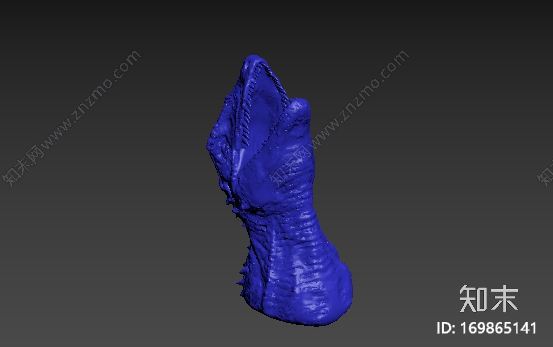 班卓琴恐龙的头3d打印模型下载【ID:169865141】