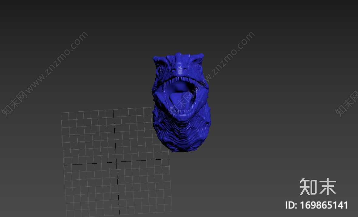班卓琴恐龙的头3d打印模型下载【ID:169865141】